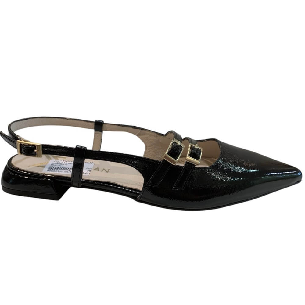 Marian Leather Slingback 11210-BLACK