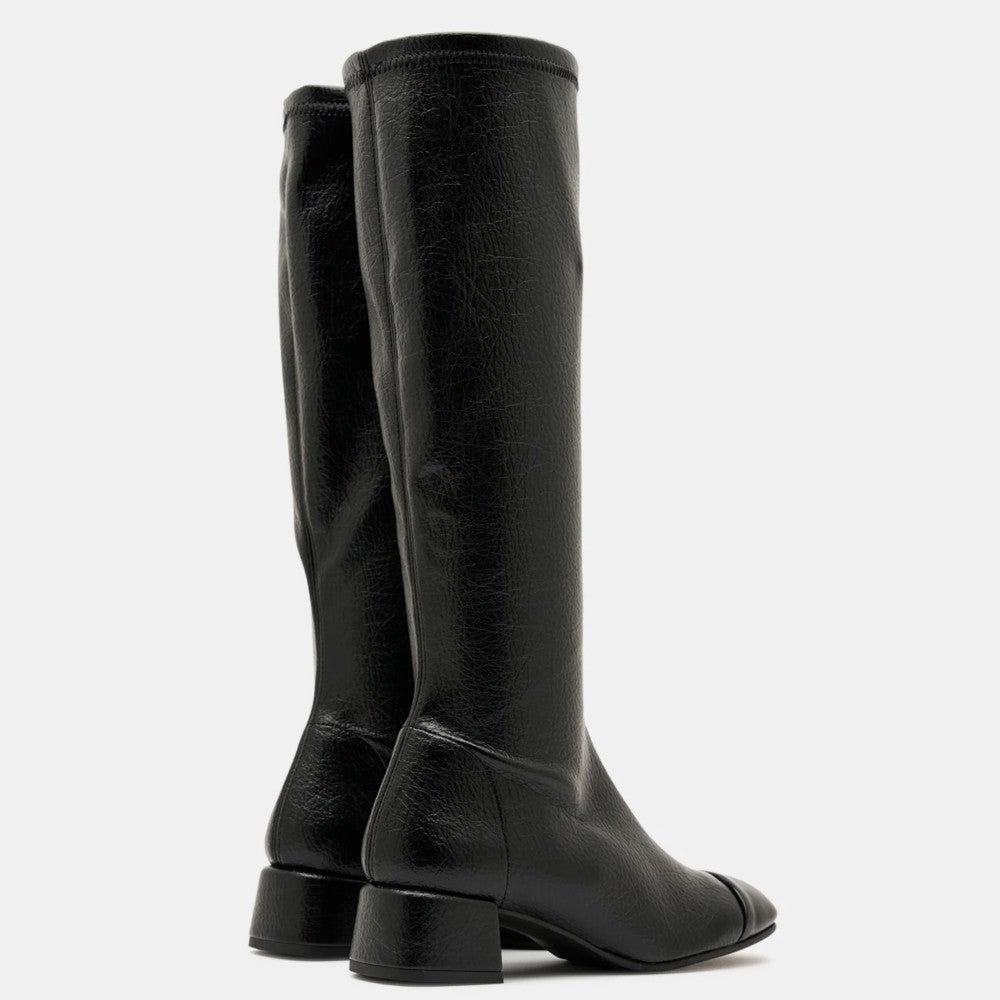 Miss Elastic 75349 Brigite Black Knee High Boot