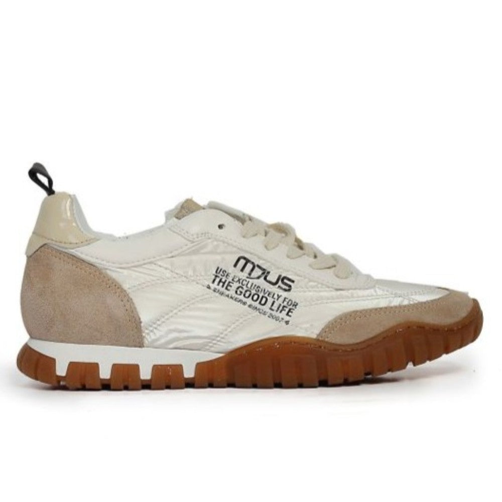 Mjus Cintia Carla Nylon Trainers N06101 Latte