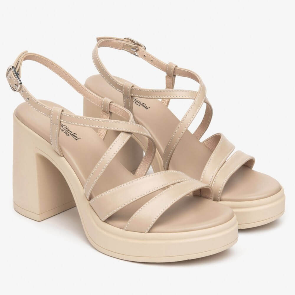 NeroGiardini Heel Sandals E513660D-NUDE