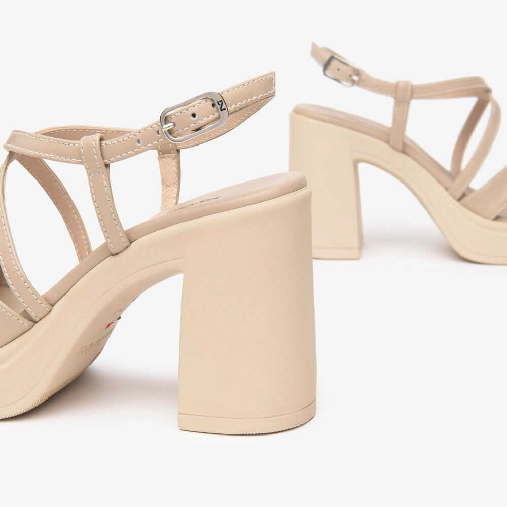 NeroGiardini Heel Sandals E513660D-NUDE