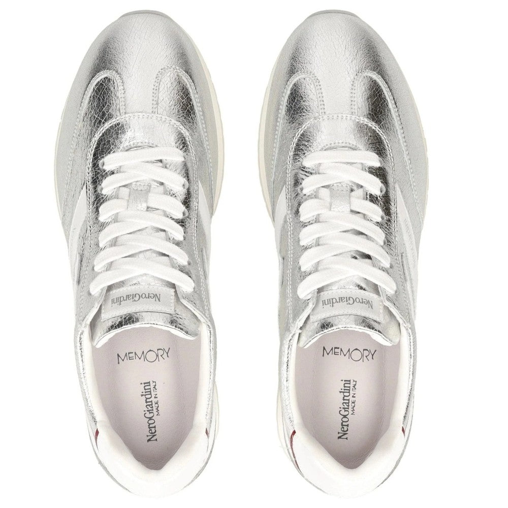 NeroGiardini E615163D Sneakers Silver Leather