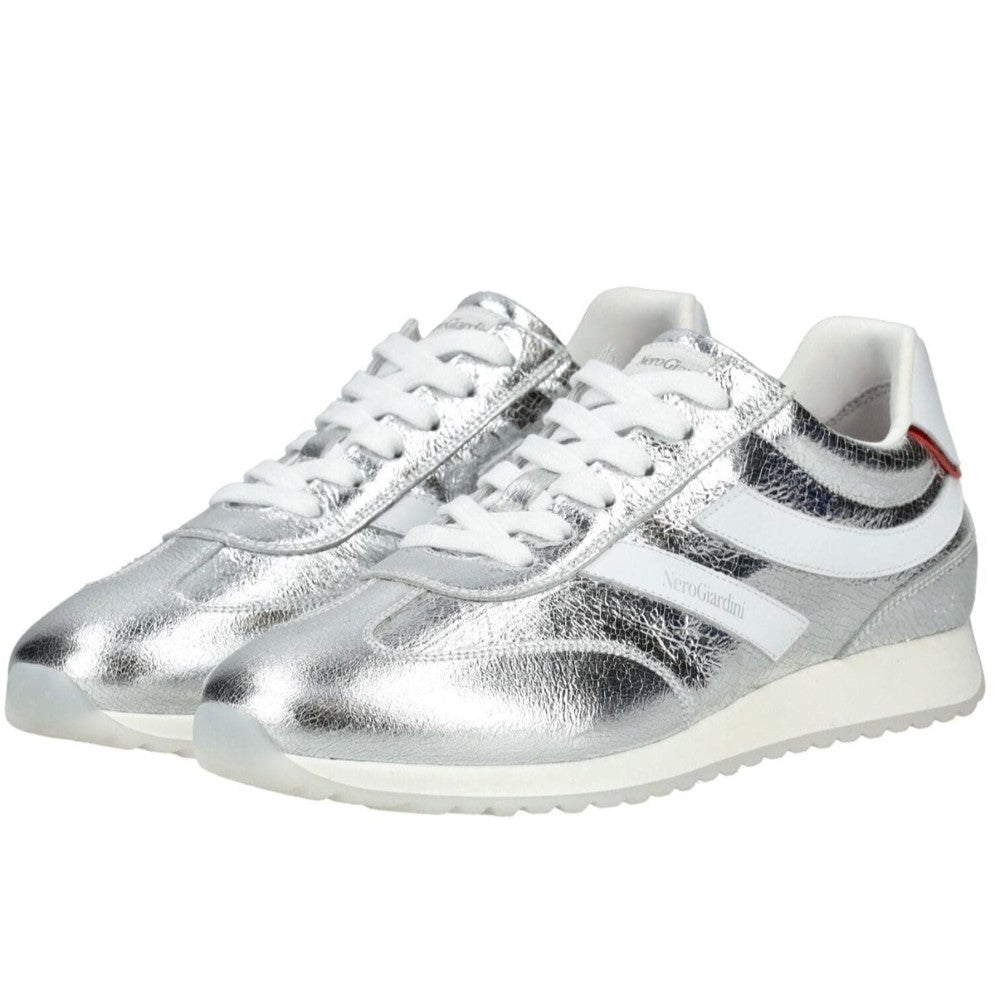 NeroGiardini E615163D Sneakers Silver Leather
