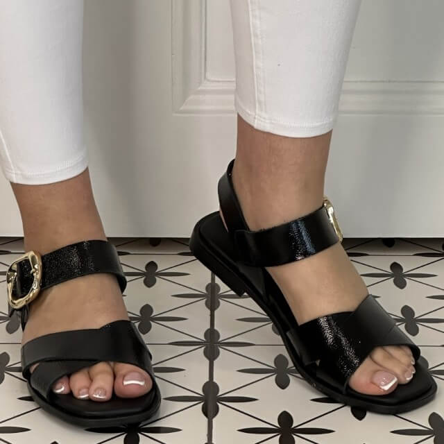 Oh! My Sandals 5583 BLACK