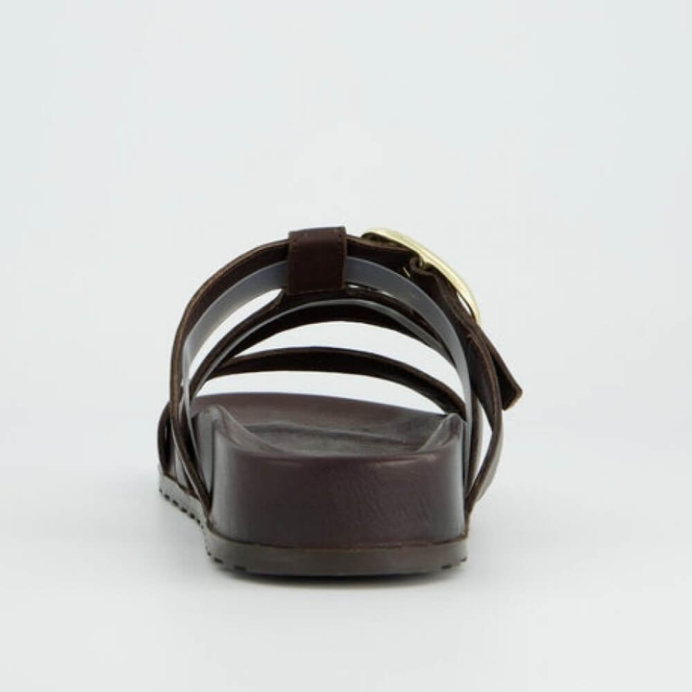 Paul Green 6171 Slider Brown Leather