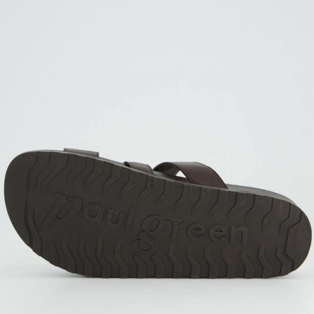 Paul Green 6171 Slider Brown Leather