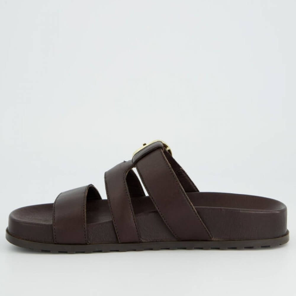 Paul Green 6171 Slider Brown Leather