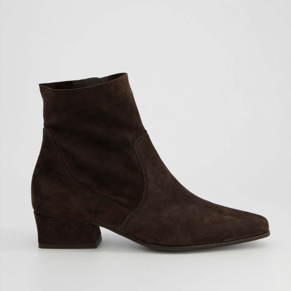 Paul Green 8365 Ankle Boots Mocca Brown Suede