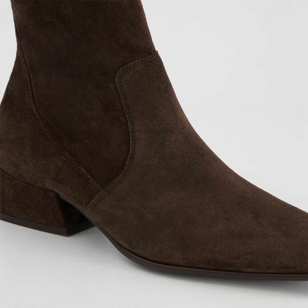 Paul Green 8365 Ankle Boots Mocca Brown Suede