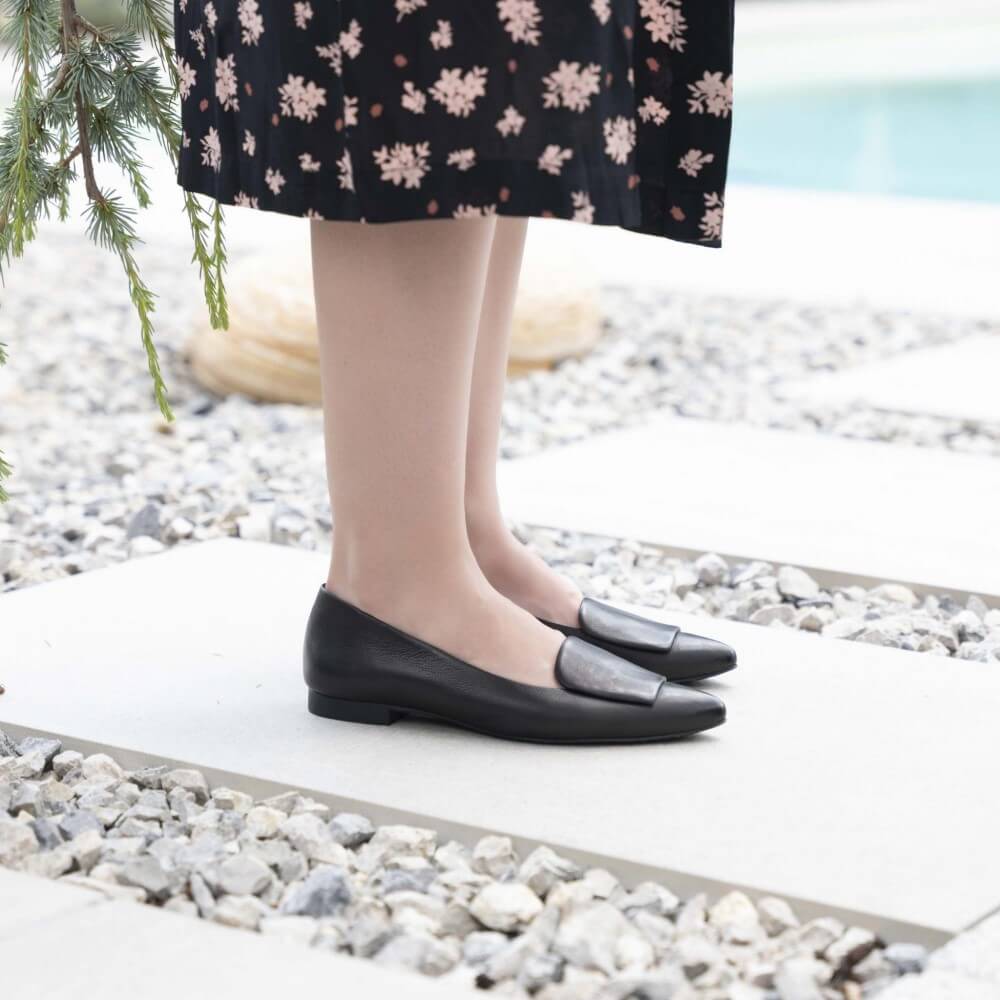 Paul Green 3792 Ballerina-BLACK