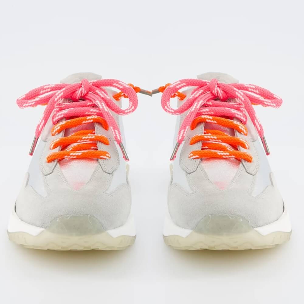 Paul Green Leather Trainer 5463-SILVER