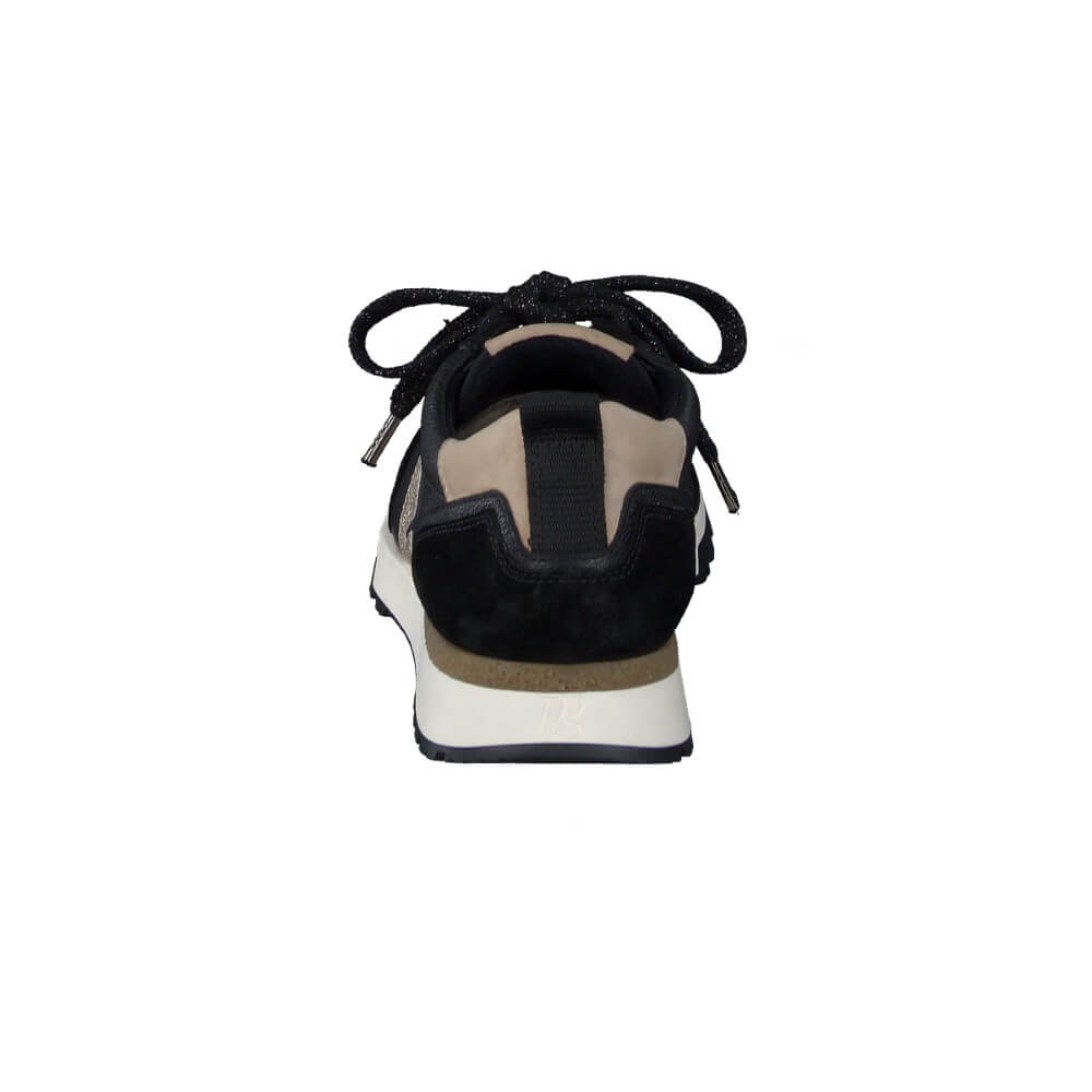 Paul Green Super Soft Leather Trainers 5392-BLACK