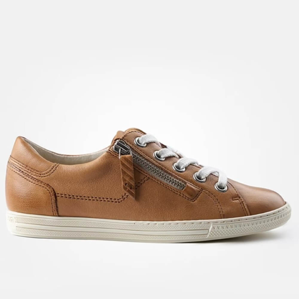 Paul Green Supersoft Trainers 4940-TAN Leather