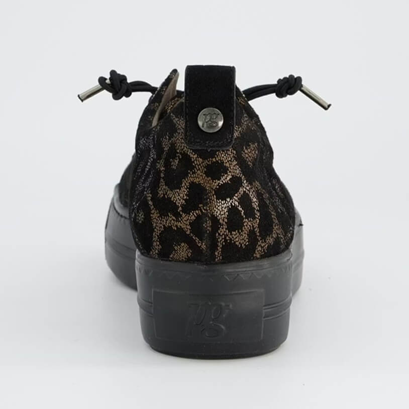 Paul Green 5417 Elastic Laces Glossy Leopard Bronze