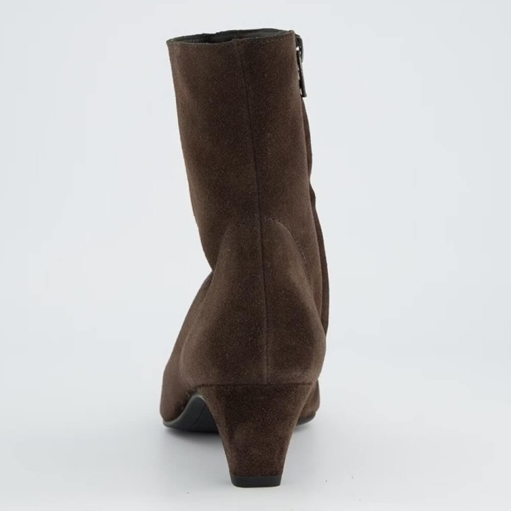Paul Green 8288 Brown Suede Ankle Boot