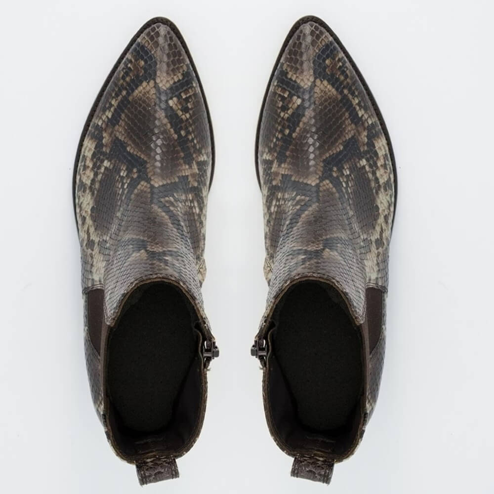 Snake print ankle boot Paul Green Chelsea ankle boots 8271