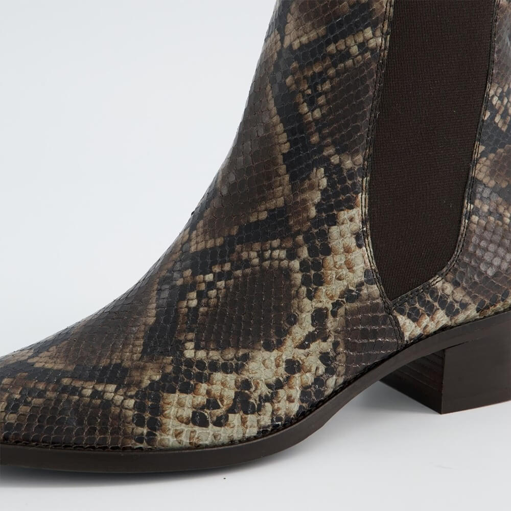 Snake print ankle boot Paul Green Chelsea ankle boots 8271
