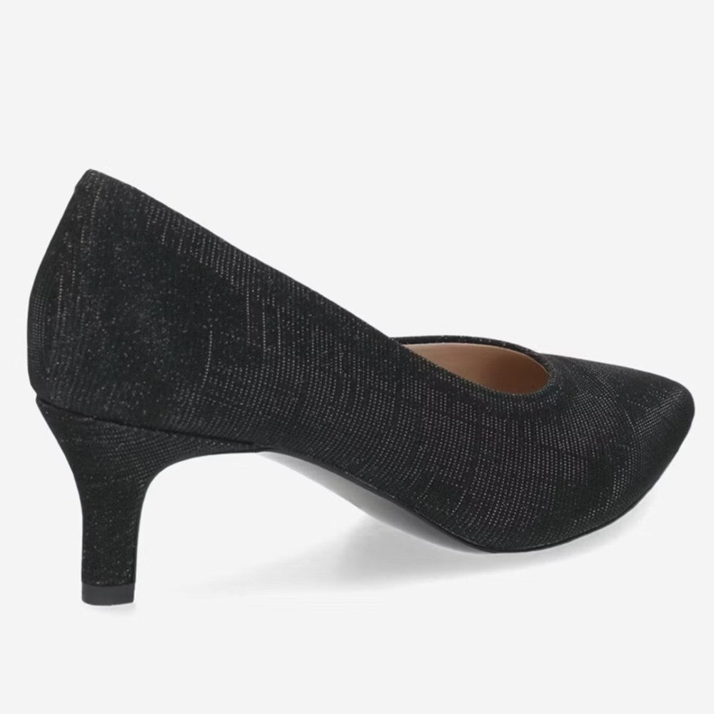 Peter Kaiser Glitter Pump 9-72447 Black Glitter