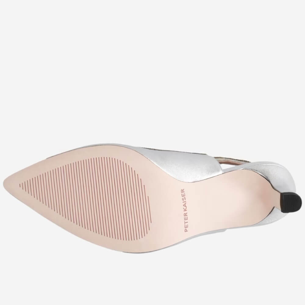 Peter Kaiser Slingback 9-79641 Silver Leather