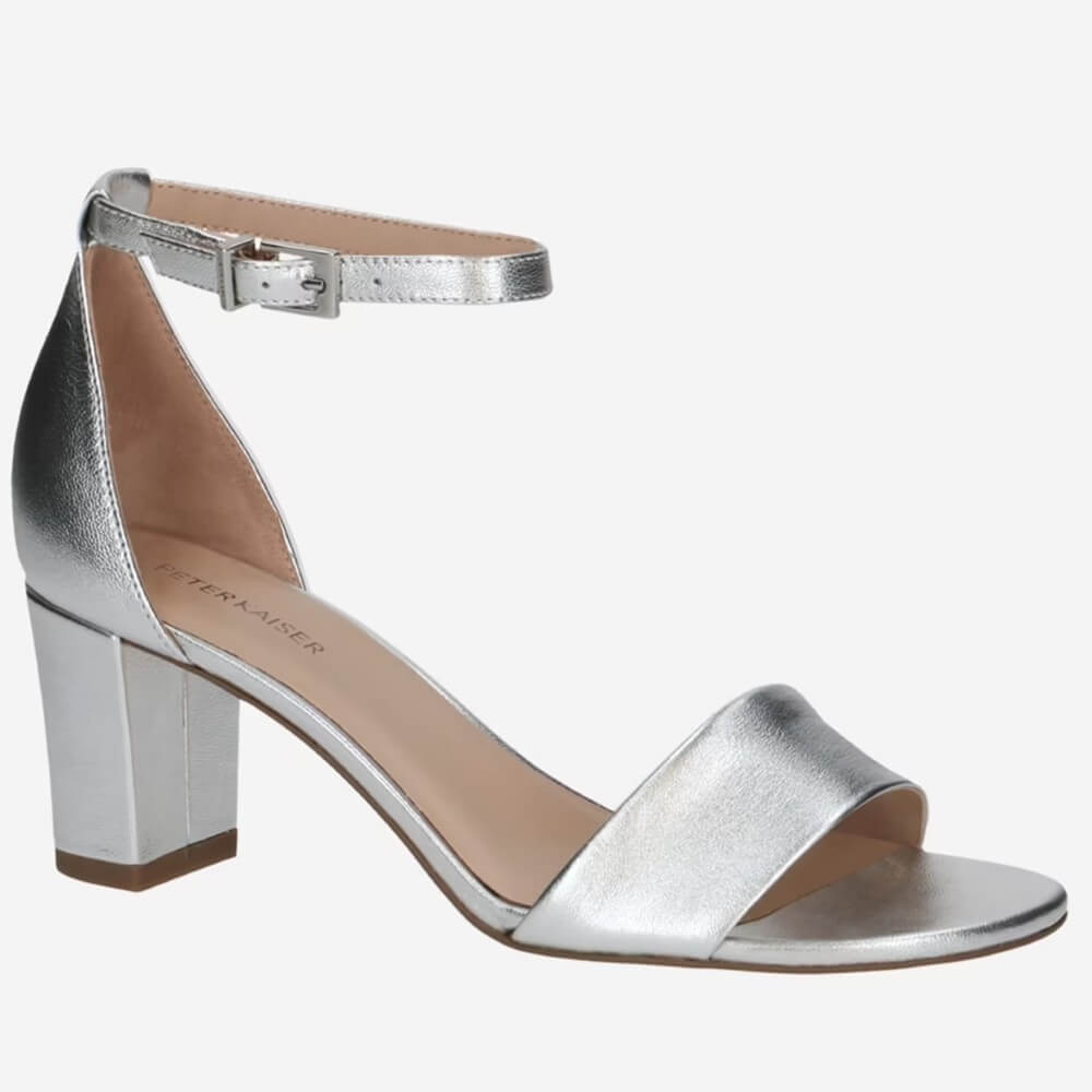 Peter Kaiser Verona Heel Sandal 9-78340-SILVER