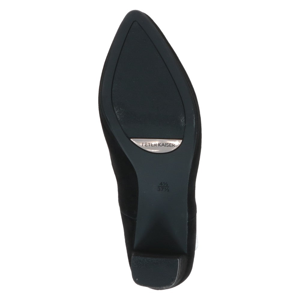 Peter Kaiser Suede Ankle Boot 9-75321 Black