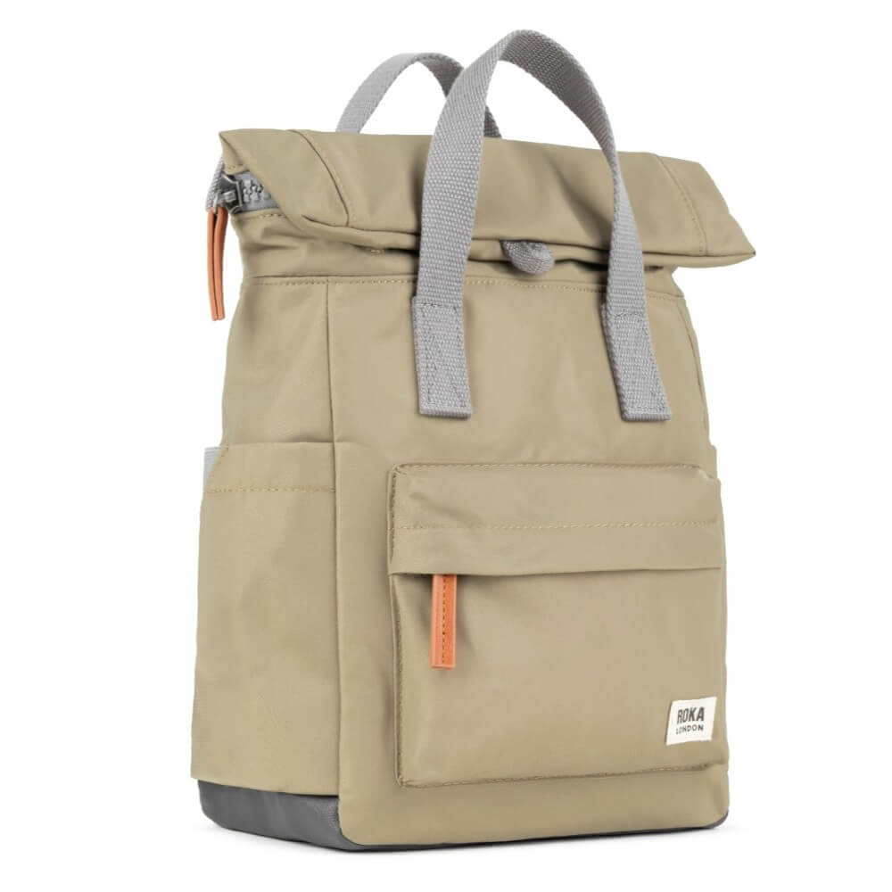 Taupe nylon Roka backpack