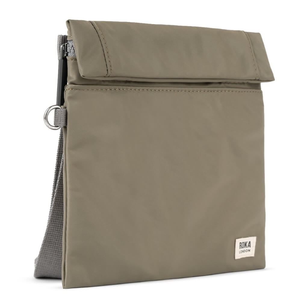 Roka Stratford L Nylon Crossbody Taupe