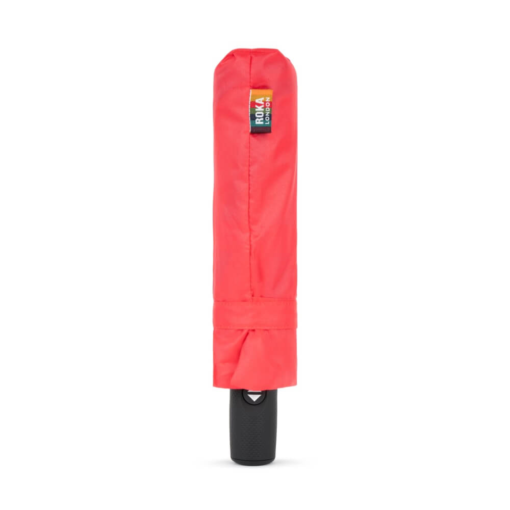 Roka Waterloo Umbrella Sustainable Nylon-Bright Rainbow