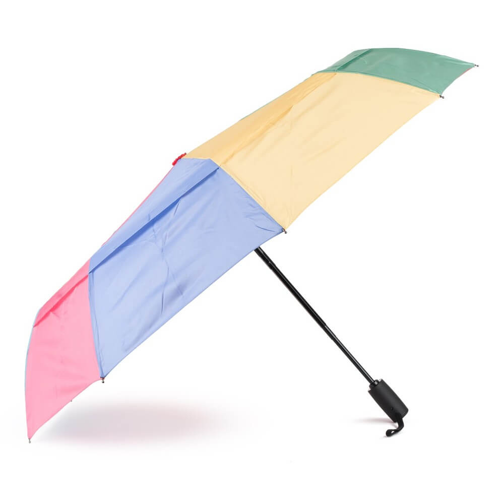 Roka Waterloo Umbrella Sustainable Nylon-Bright Rainbow