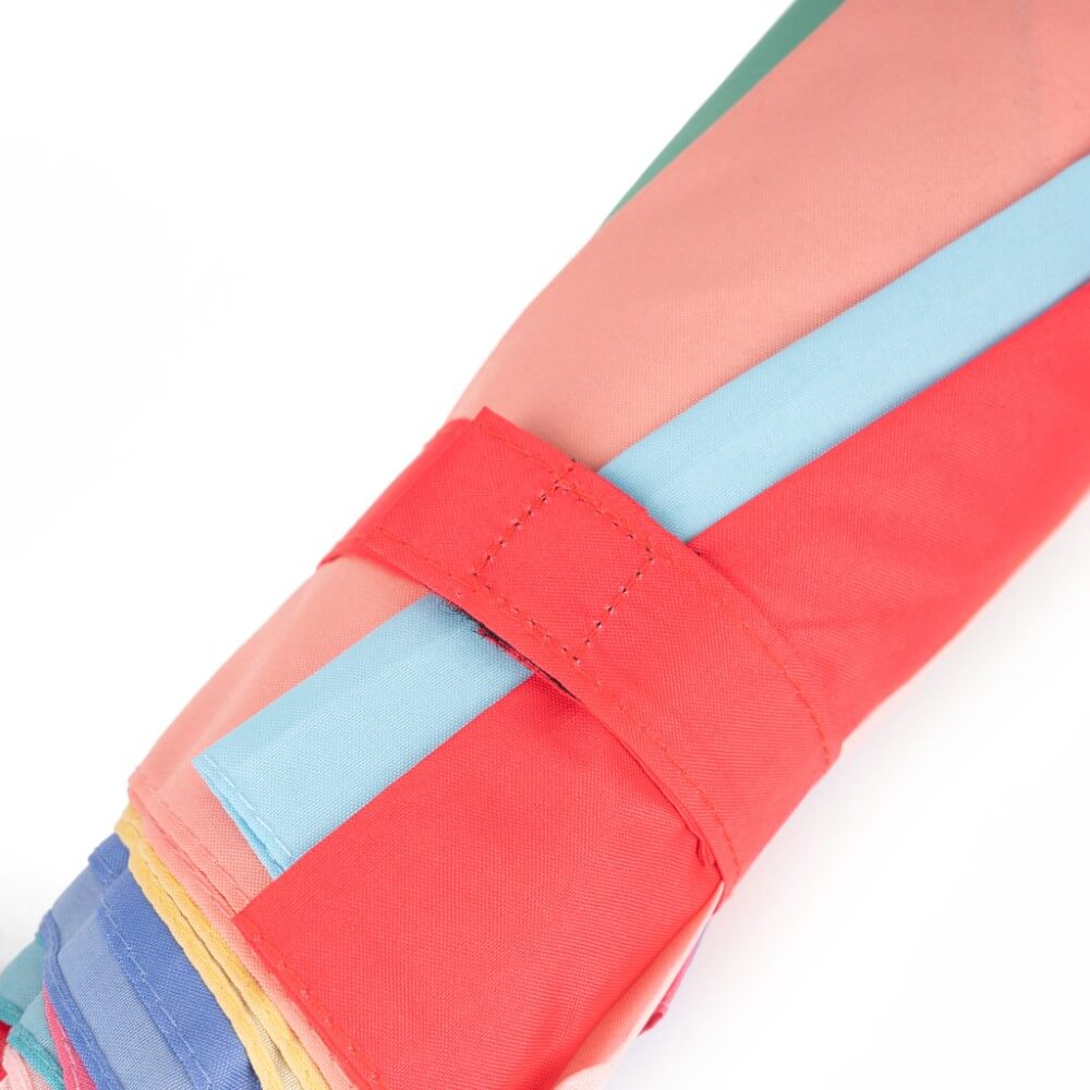 Roka Waterloo Umbrella Sustainable Nylon-Bright Rainbow