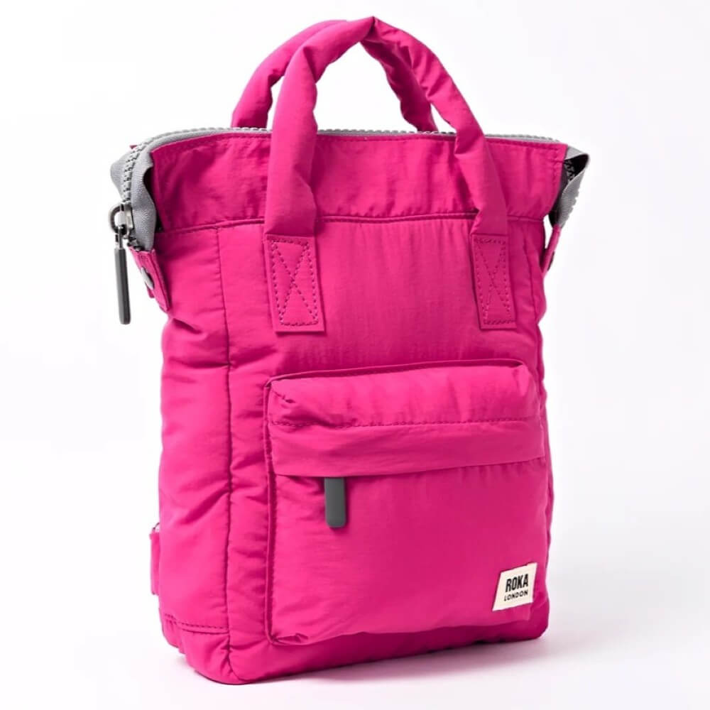 Roka Pink Backpack on a white background