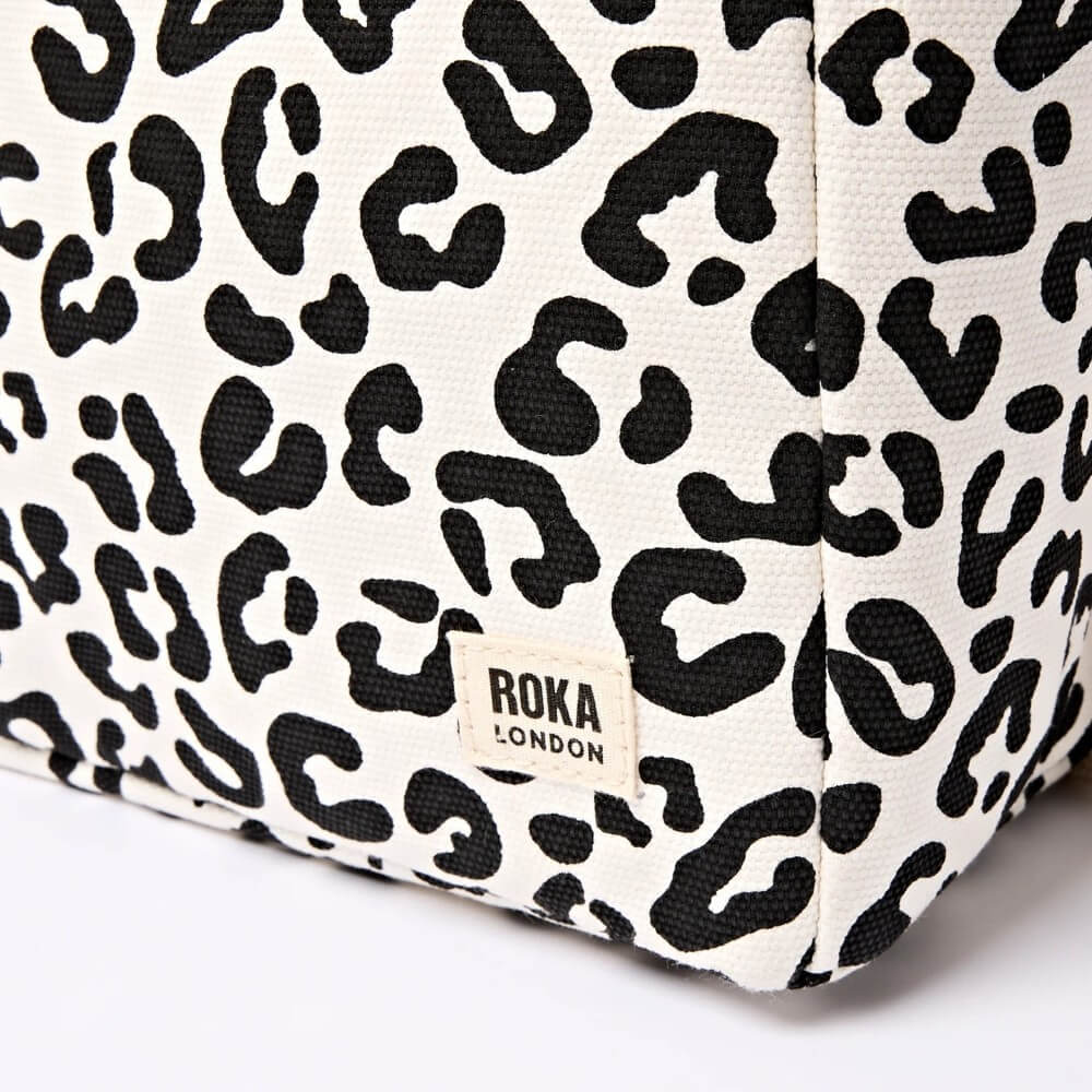 Roka Hampstead Insulated Lunch Bag in Summer Leopard
