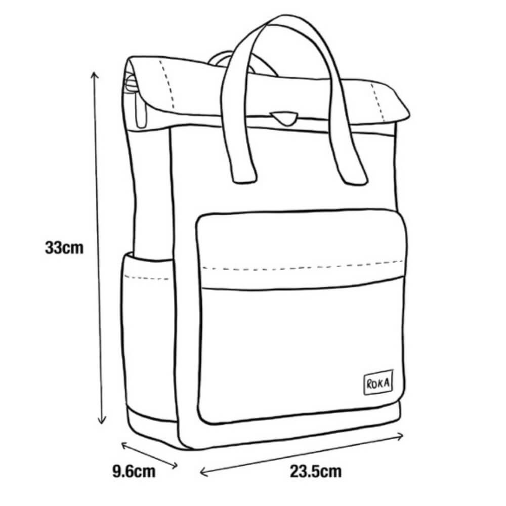 Roka CANFIELD B Backpack Vegan Small-SAFFRON