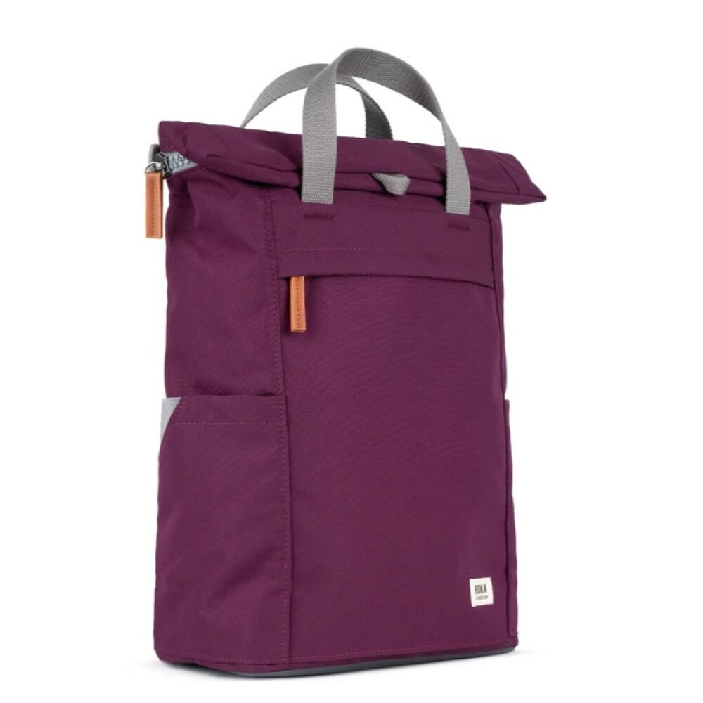 Roka Finchley Canvas Backpack in Cherry Lacquer