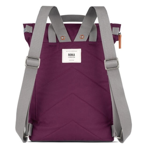 Roka Finchley Canvas Backpack in Cherry Lacquer