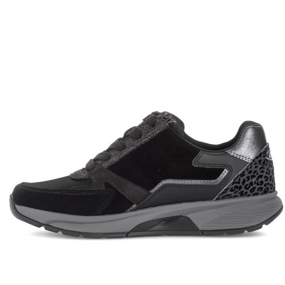 Rollingsoft Adora 0106.01 Black Multi Suede Walking Shoe