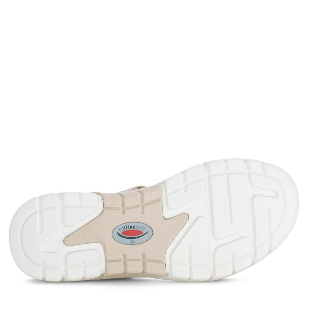 Rollingsoft Jumble 86.833 Leather Walking Sandal Pink Multi