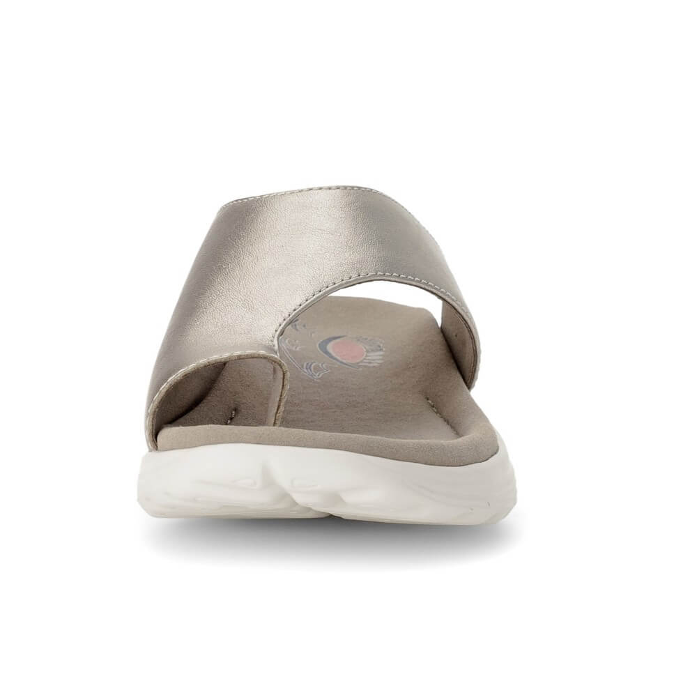 Rollingsoft Gold toe-post sandal