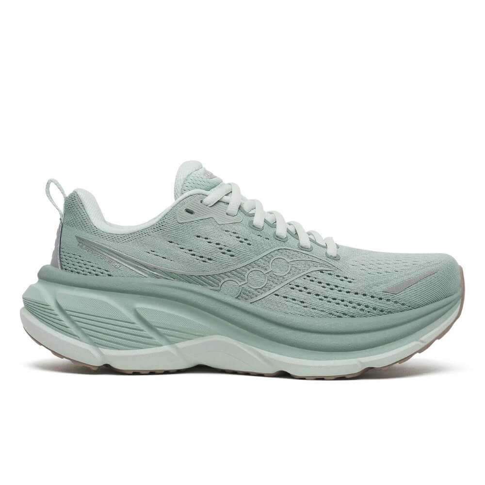 Saucony HURRICANE 25 Walking Shoes Iceberg Aloe Green