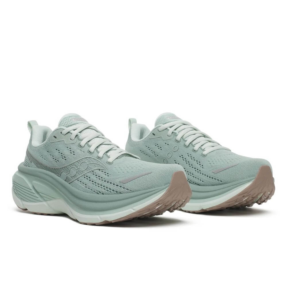 Saucony HURRICANE 25 Walking Shoes Iceberg Aloe Green