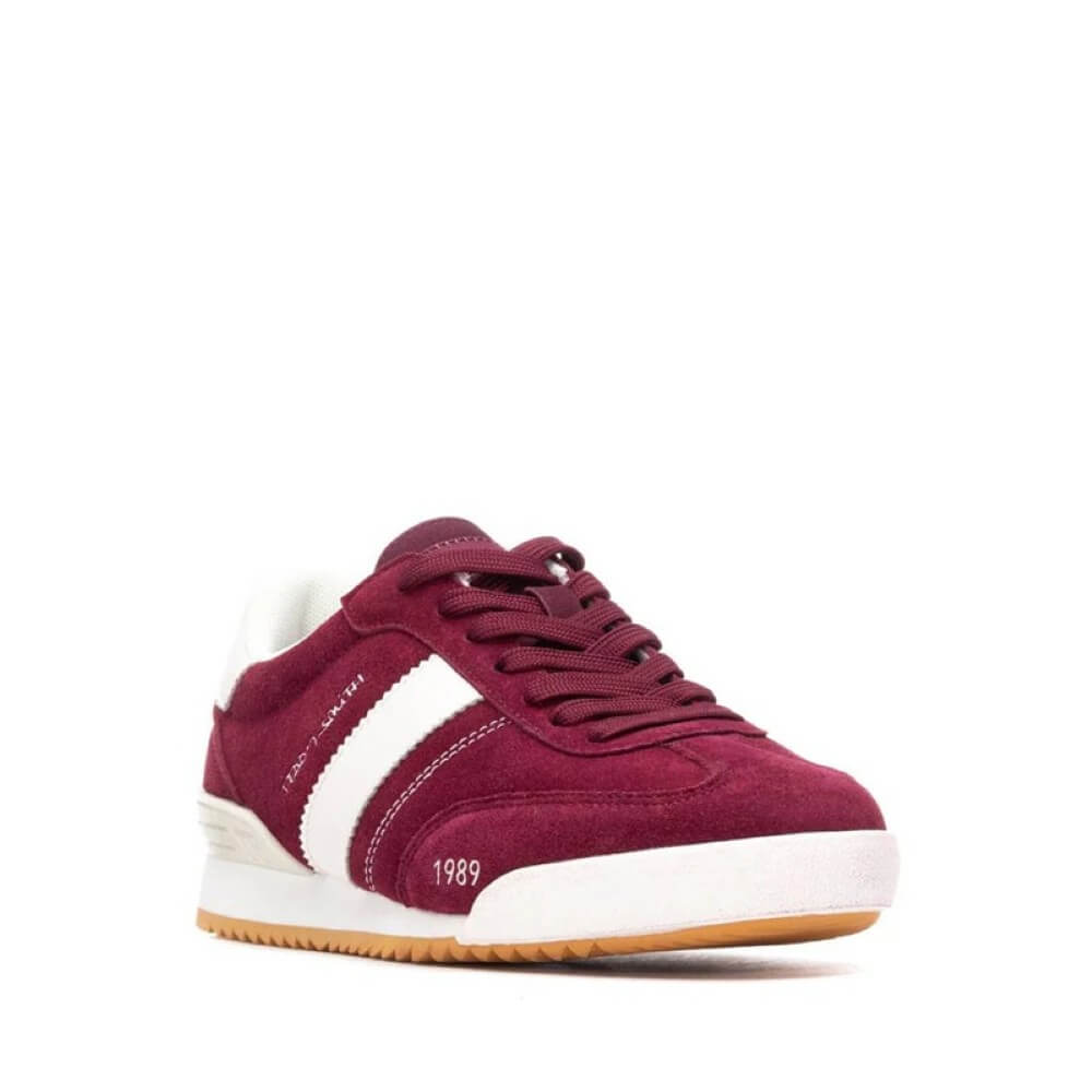 Teddy Smith 120319 Retro Trainers Burgundy
