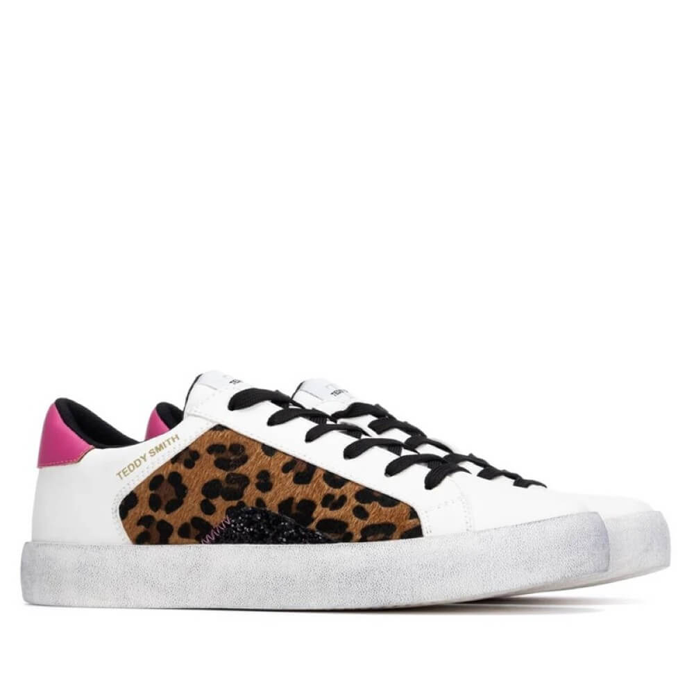 Teddy Smith Trainers 120255 White & Leopard
