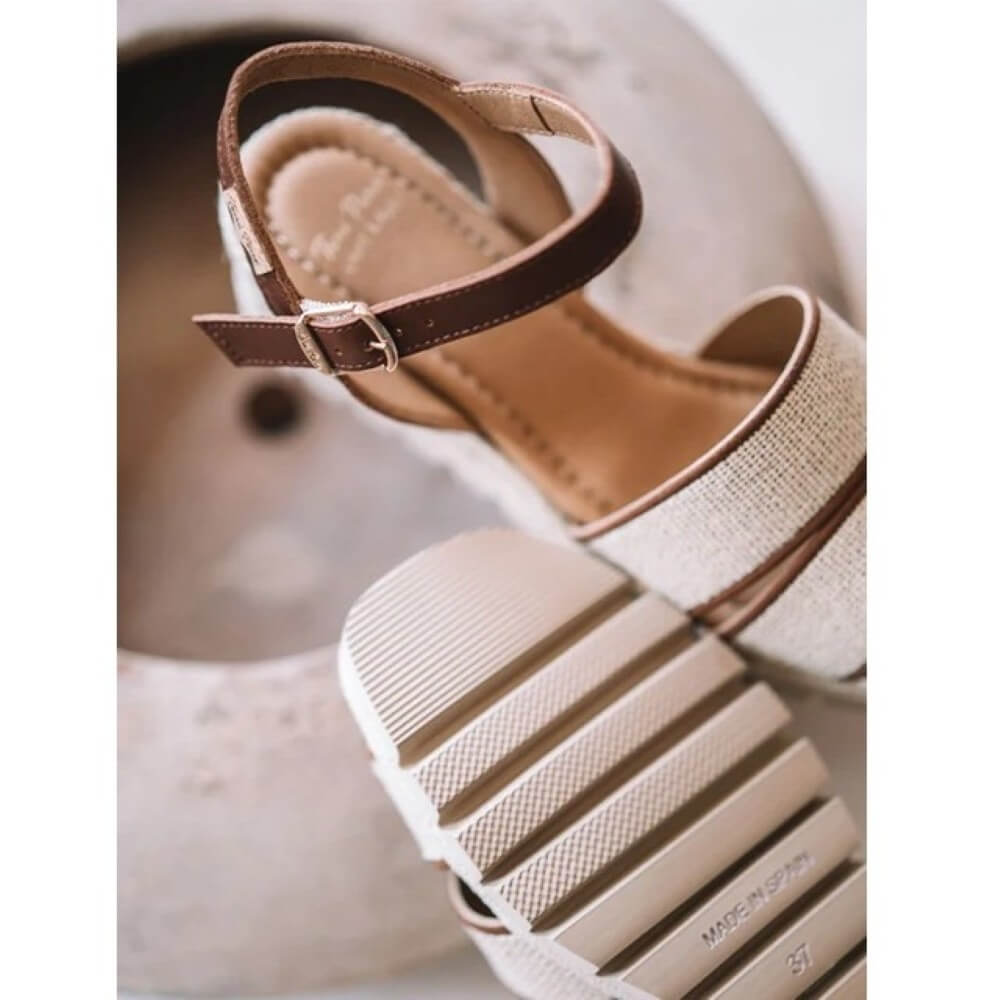 Toni Pons AURA Wedge Sandal Natural