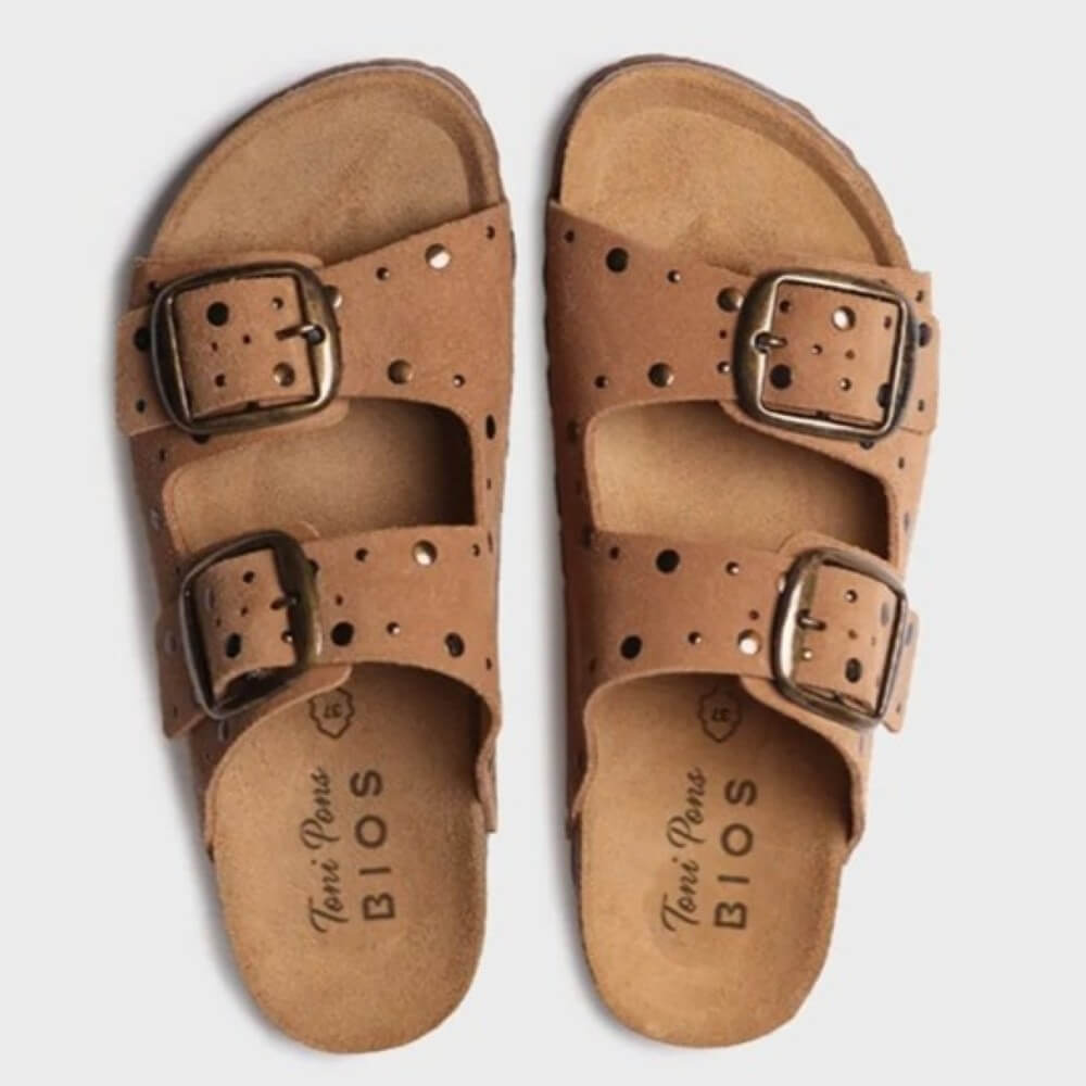 Toni Pons GRETEL Sandal-CAMEL suede leather