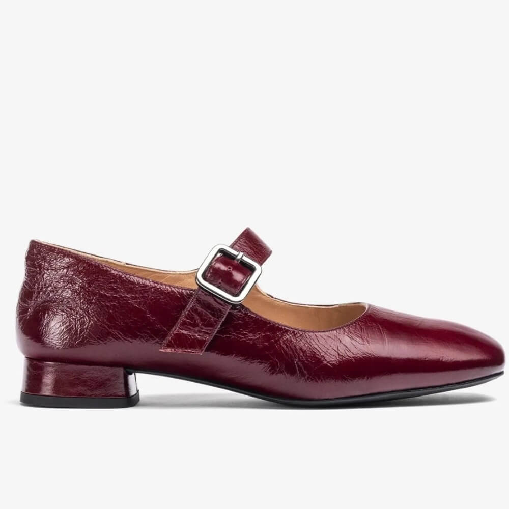 UNISA CULVER Mary Jane Shoe-BORDEAUX