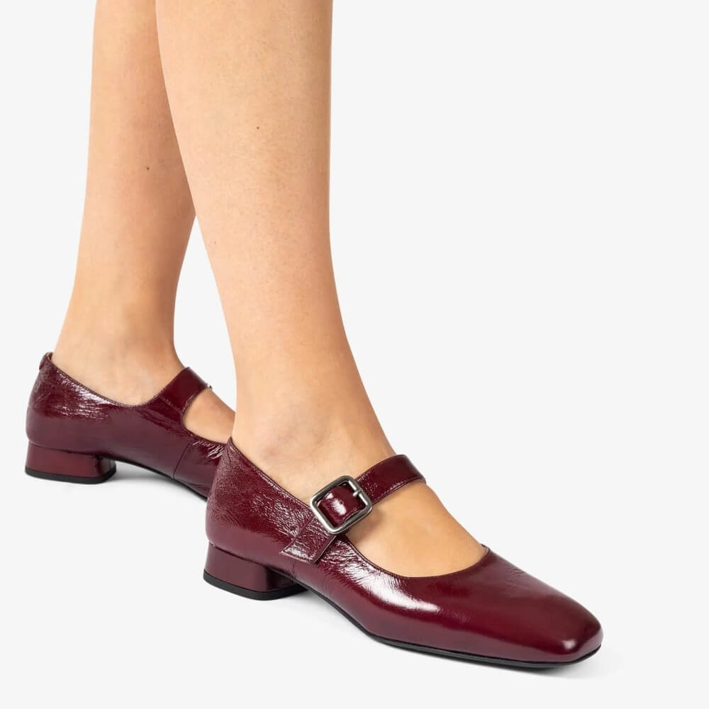 UNISA CULVER Mary Jane Shoe-BORDEAUX