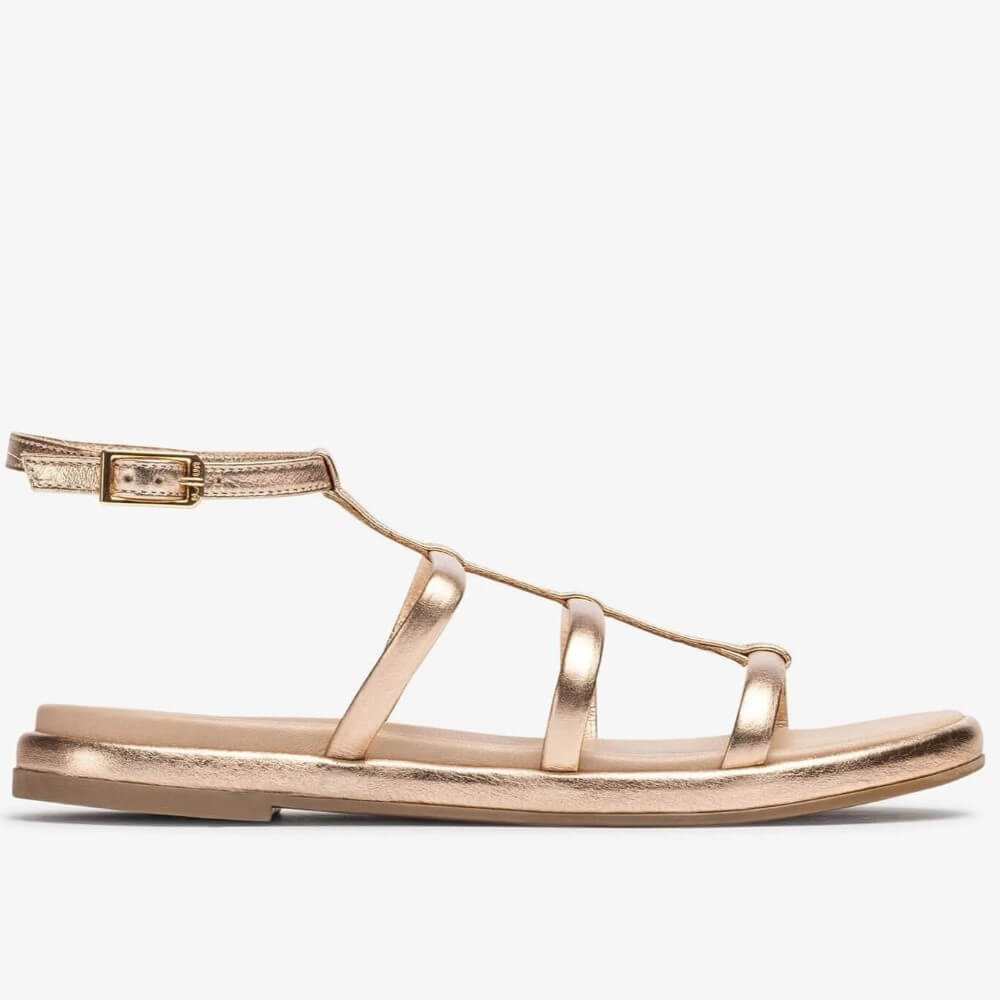 Unisa Clisa Gladiator Sandal  Ballet Gold