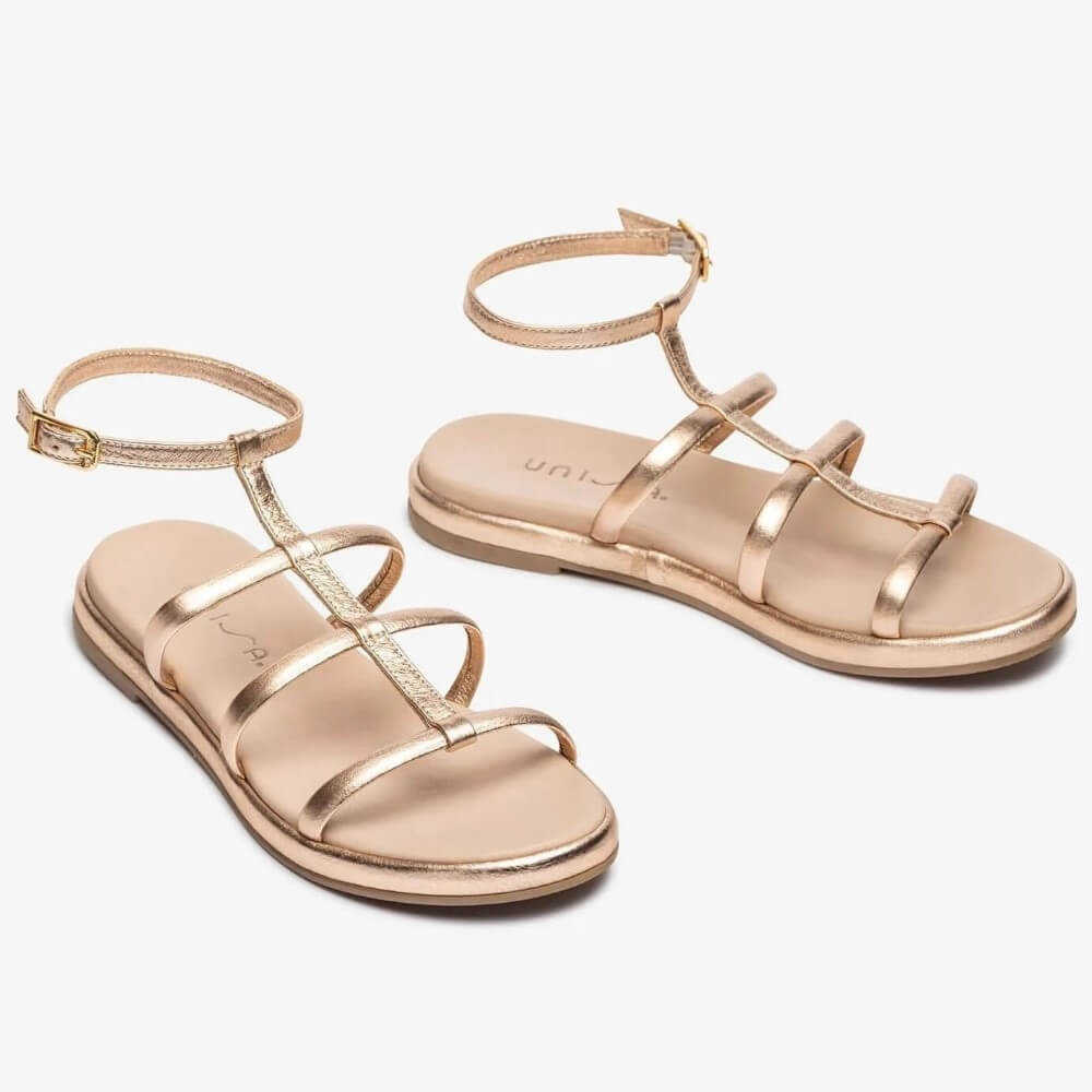 Unisa Clisa Gladiator Sandal Ballet Gold
