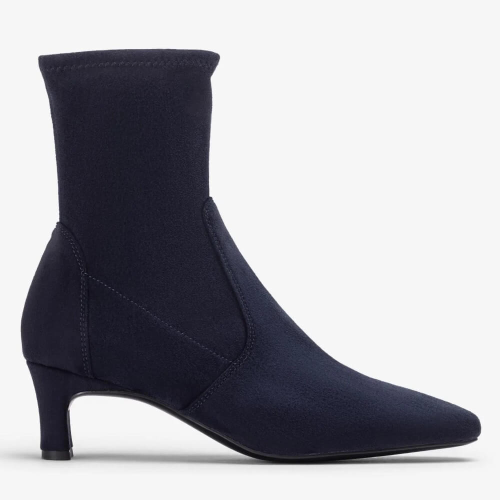 Unisa Jarret Ankle Boot Navy Stretch