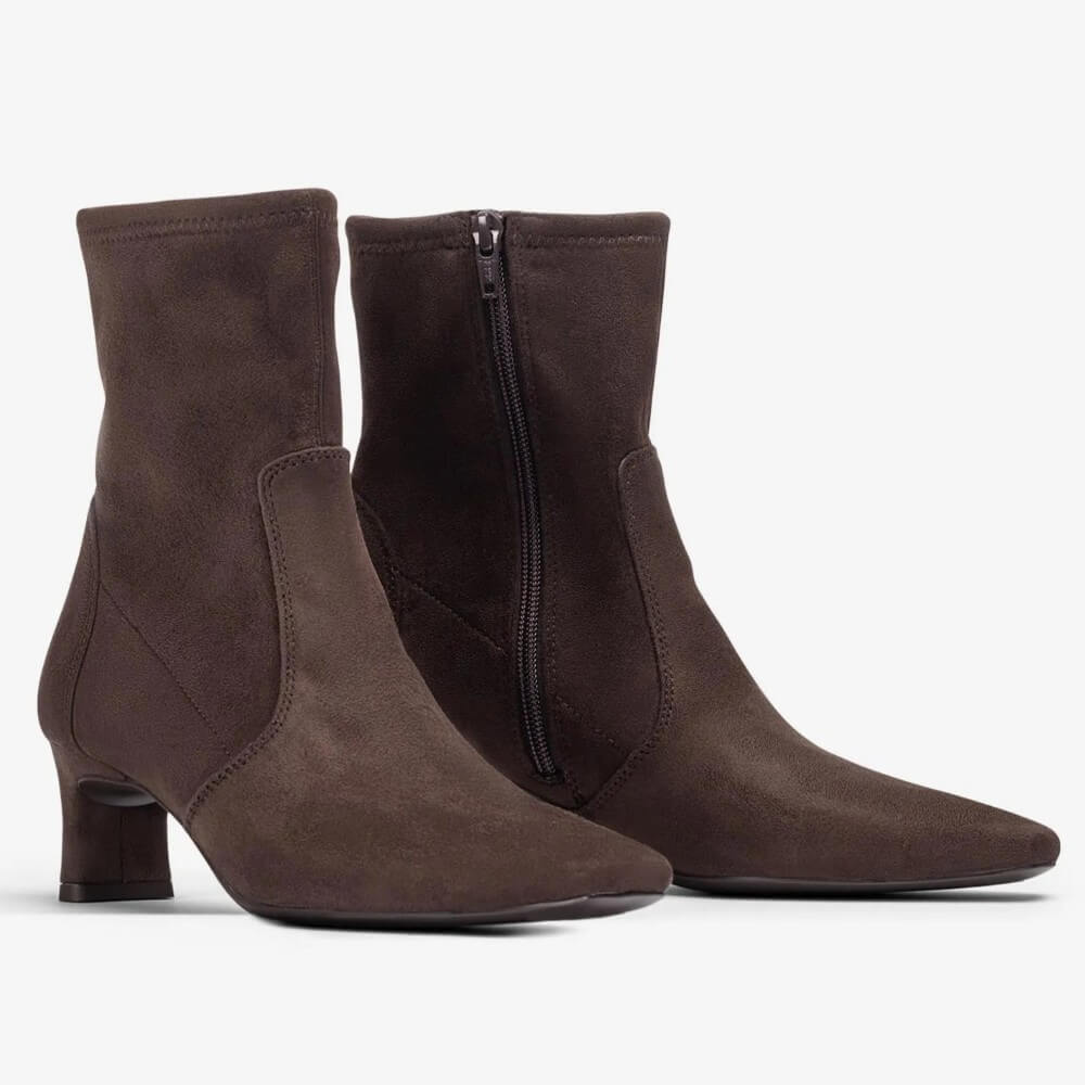 Unisa Jarret Ankle Boot Testa Brown Stretch